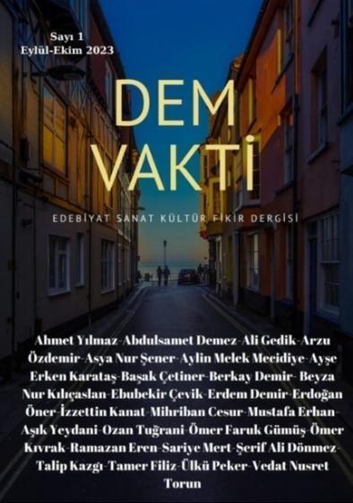Dem Vakti - Sayı 1 (Eylül-Ekim 2023)