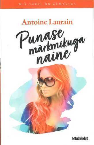 Punase märkmikuga naine