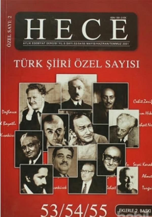 Hece Dergisi - Sayı 53-54-55 - Özel Sayı 2 (Mayıs-Haziran-Temmuz 2001)