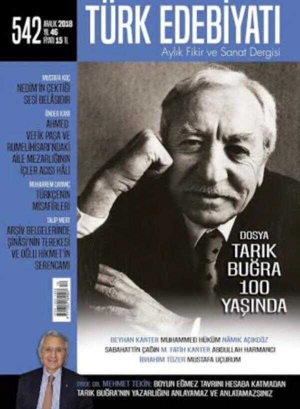 Türk Edebiyatı Dergisi - Sayı 542 (Aralık 2018)