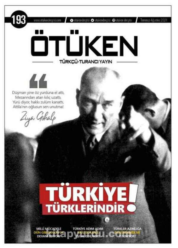 Ötüken Dergisi - Sayı 193 (Temmuz-Ağustos 2021)
