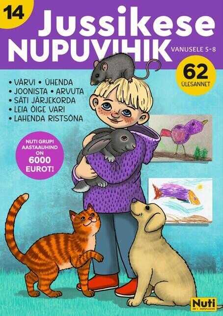 Jussikese nupuvihik (5-8 aastastele) nr 14