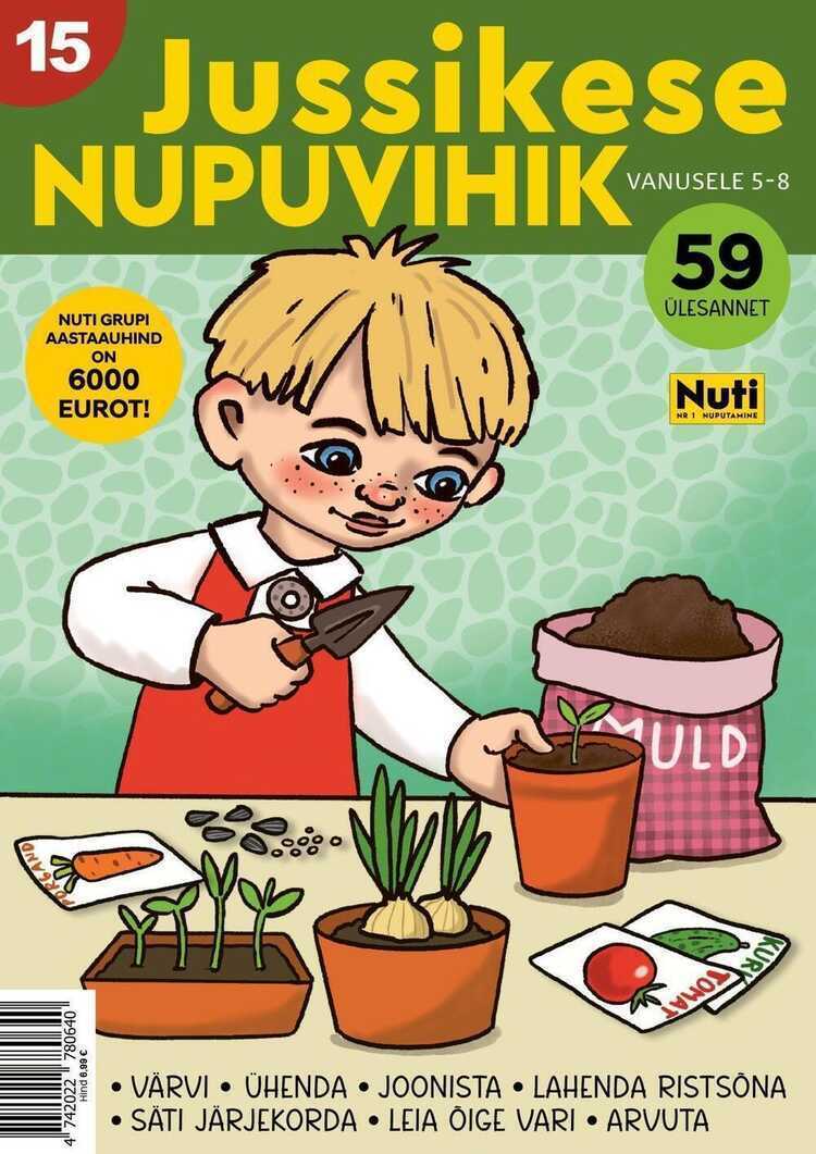 Jussikese nupuvihik (5-8 aastastele) nr 15