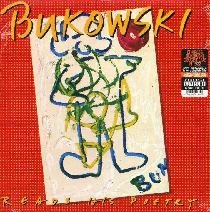 Charles Bukowski: Reads His Poetry (clear with black swirl "Ashtray" vinyl)