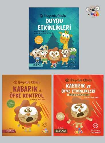 Hayvan Okulu Serisi Öfke Kontrol (3 kitapSet)