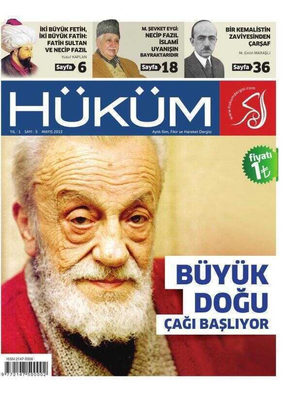 Hüküm Dergisi - Sayı 5 (Mayıs 2013)