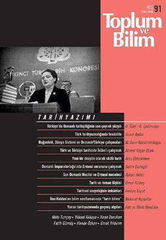 Toplum ve Bilim - Sayı: 91
