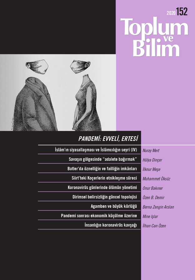 Toplum ve Bilim - Sayı 152 (Ağustos 2020)