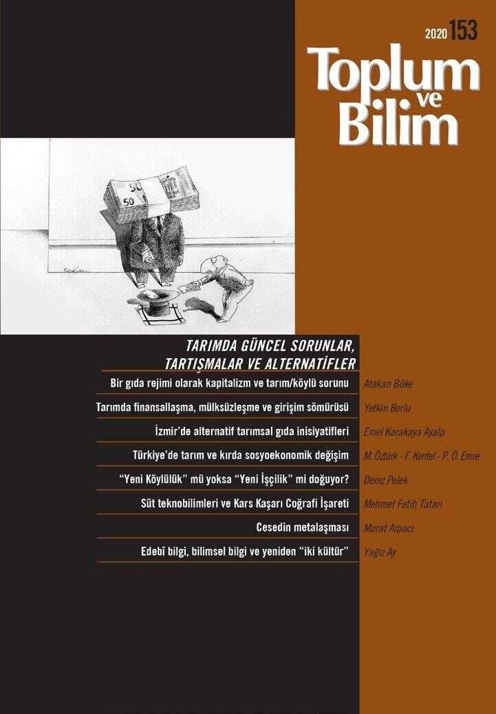 Toplum ve Bilim - Sayı 153 (Kasım 2020)