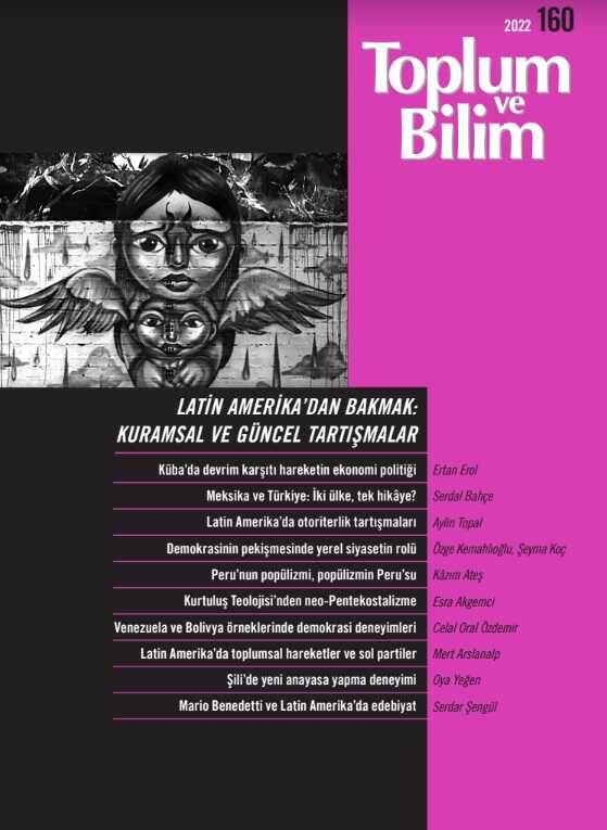 Toplum ve Bilim - Sayı 160 (Temmuz 2022)