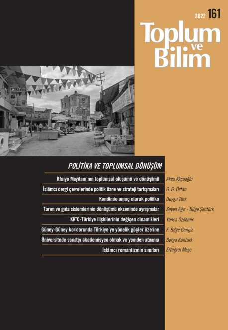 Toplum ve Bilim - Sayı 161 (Ekim 2022)