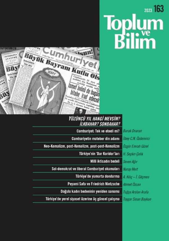 Toplum ve Bilim - Sayı 163 (Mart 2023)