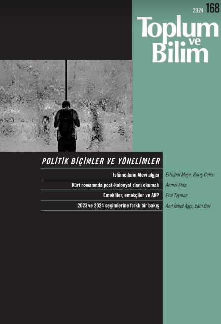 Toplum ve Bilim - Sayı 168 (Ağustos 2024)