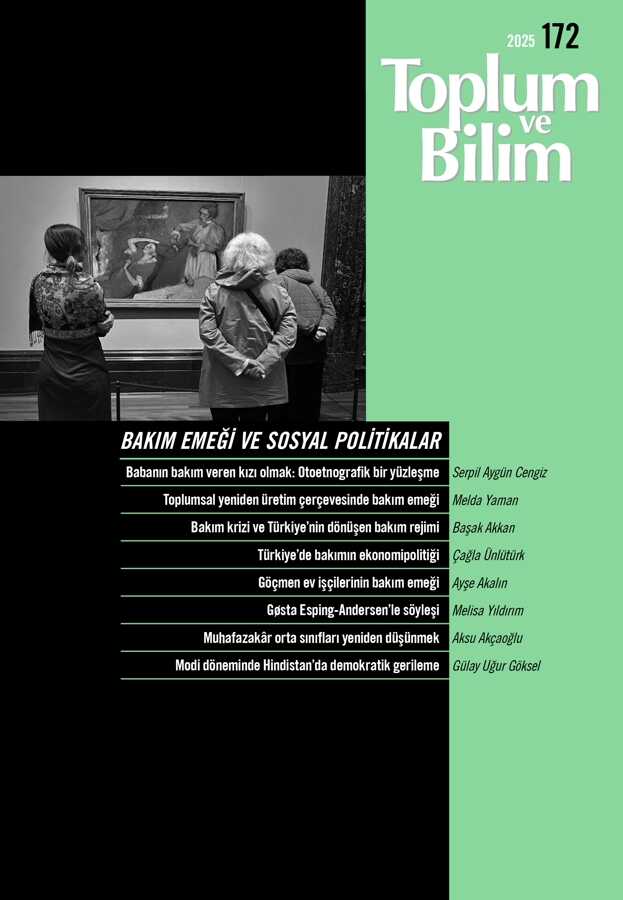 Toplum ve Bilim - Sayı 172 (Haziran 2025)