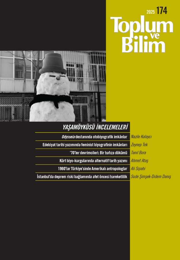 Toplum ve Bilim - Sayı 173 (Eylül 2025)