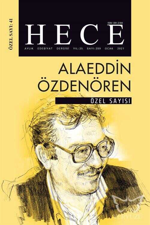 Hece Dergisi - Sayı 289 - Özel Sayı 41 (Ocak 2021)