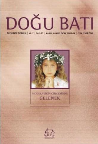 Doğu Batı - Sayı 25 (Kasım-Aralık 2003 - Ocak 2004)