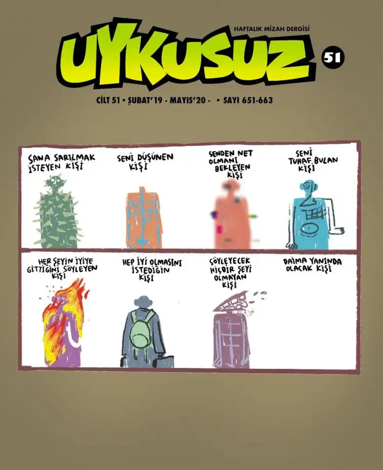 Uykusuz - Cilt 51 (Sayı: 651-653)