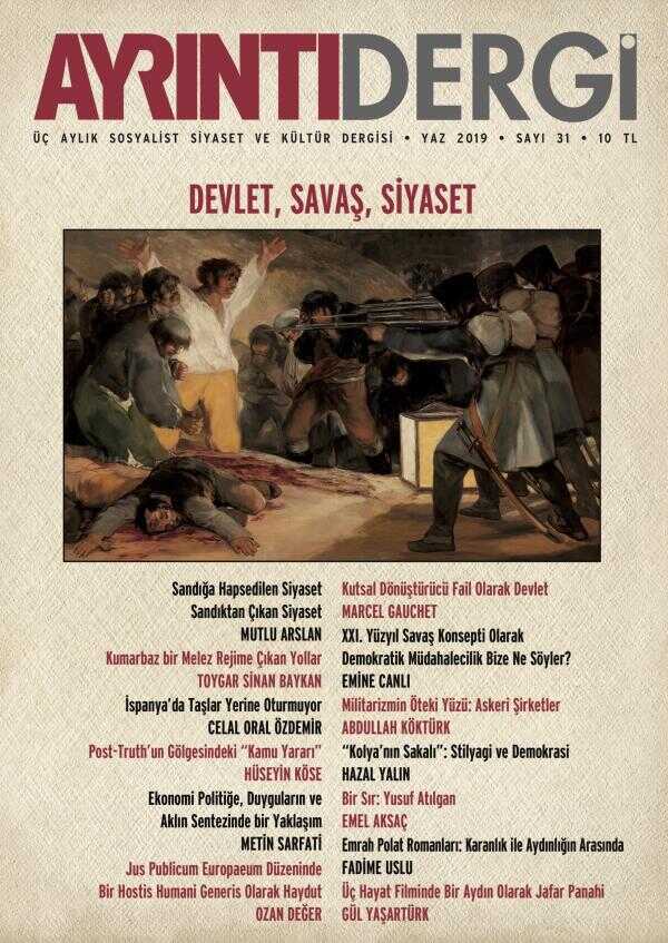 Ayrıntı Dergi - Sayı 31 (Yaz 2019)