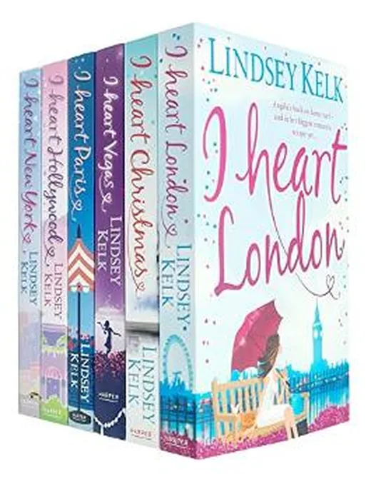 I Heart Series 6 Books Collection Set By Lindsey Kelk(I Heart New York, I Heart Hollywood, I Heart Paris, I Heart Vegas, I Heart London & I Heart Christmas)