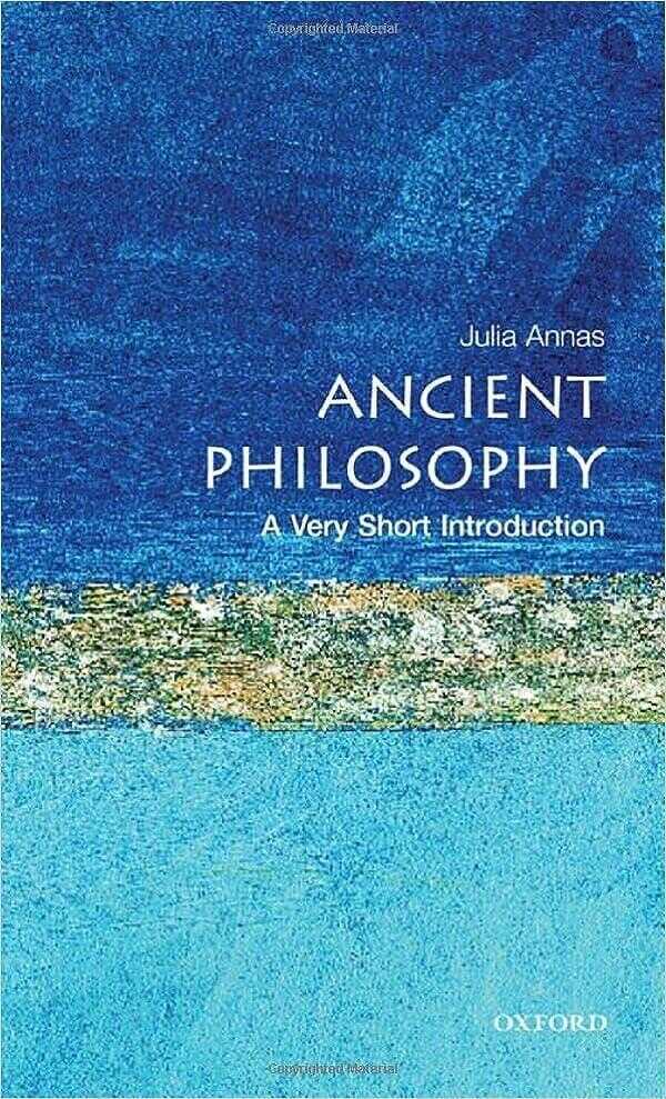 Ancient Philosophy: A Very Short Introduction