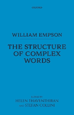 William Empson: The Structure of Complex Words