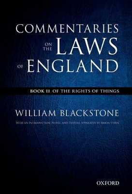 The Oxford Edition of Blackstone's: Commentaries on the Laws of England
