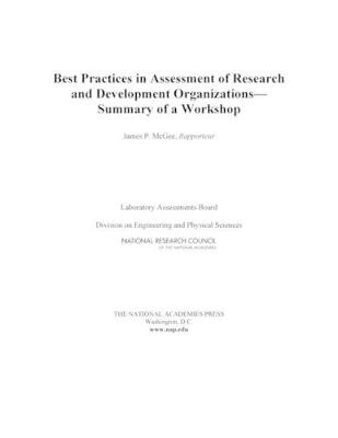 Best Practices in Assessment of Research and Development Organizations