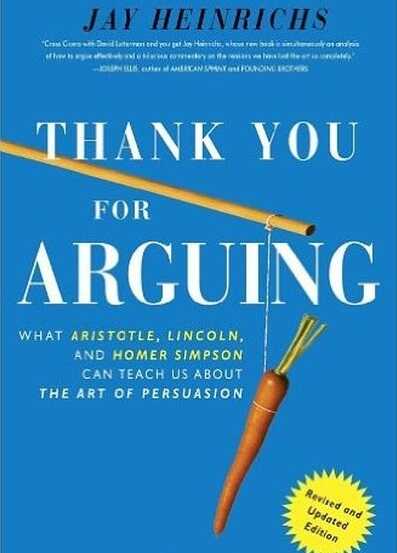 Thank You for Arguing