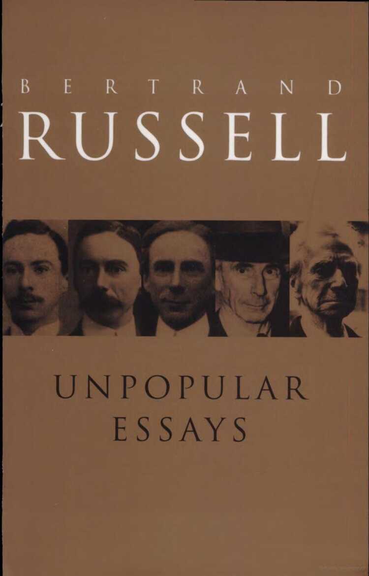 Unpopular Essays