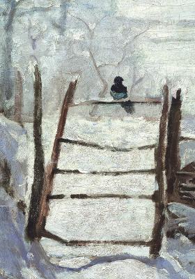 Monet Magpie Detail Boxed Holiday Notecards