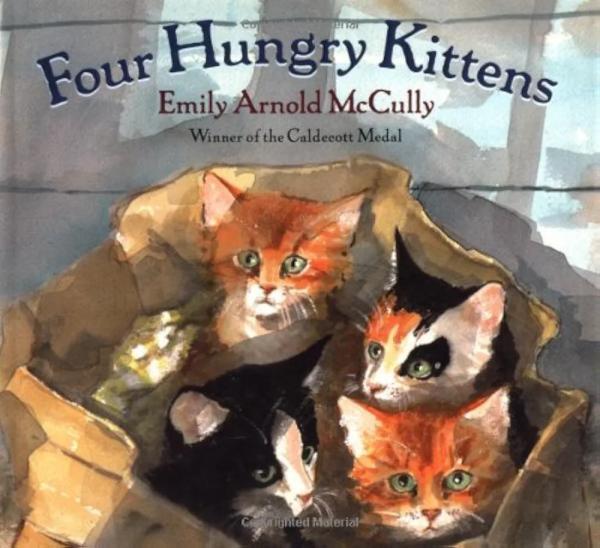 Four Hungry Kittens
