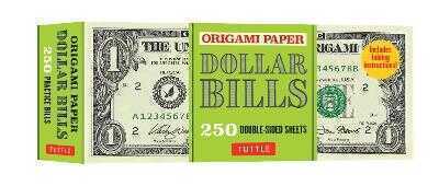 Origami Paper Dollar Bills