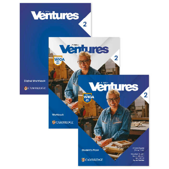 Ventures Level 2 Student's Book with Digital Pack and Workbook