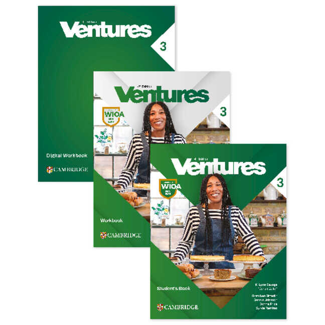 Ventures Level 3 Student's Book with Digital Pack and Workbook