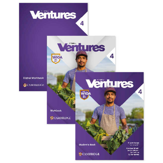 Ventures Level 4 Student's Book with Digital Pack and Workbook