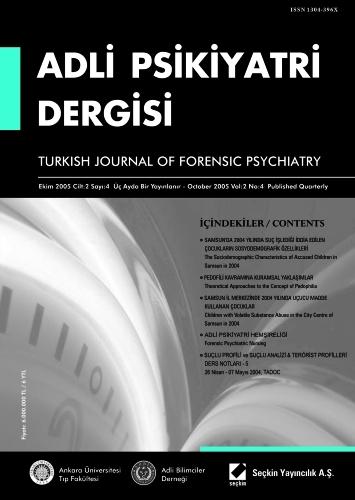 Adli Psikiyatri Dergisi – Cilt 3 Sayı 2