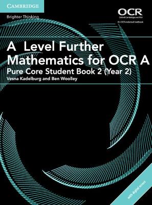 A/As Level Further Mathematics for Ocr Pure Core, Year 2 + Elevate Ebook, 2-year Access