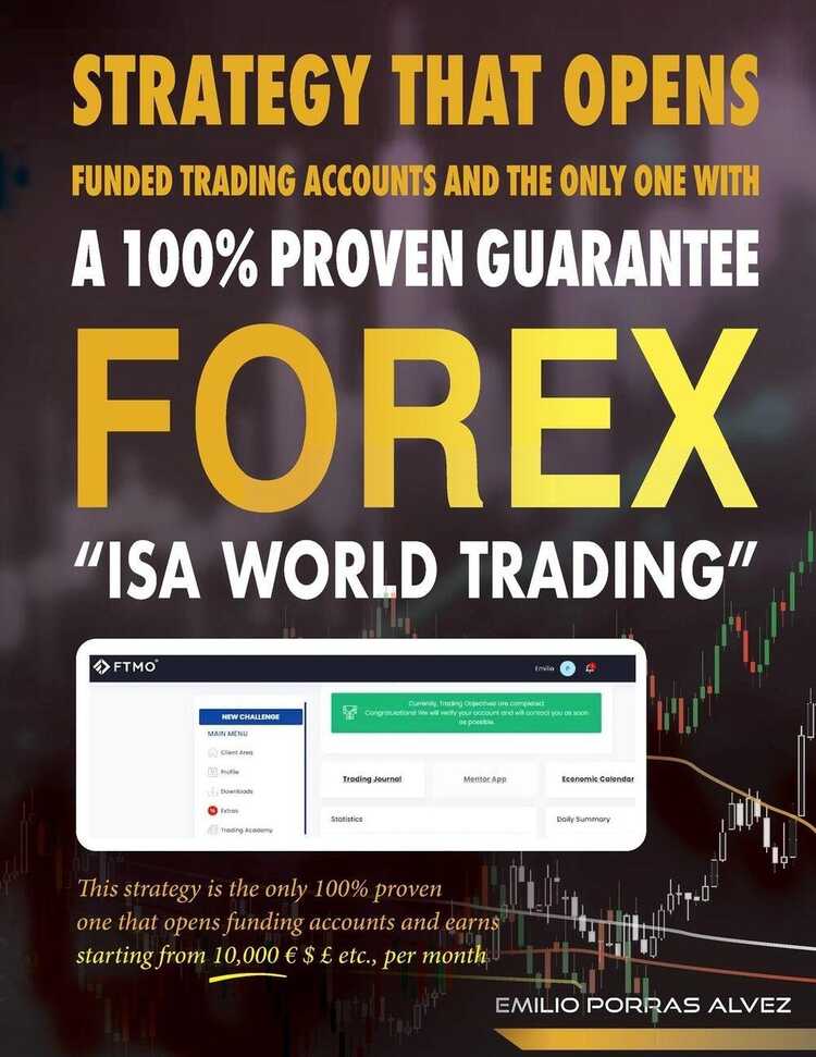 FOREX, STRATEGY THAT OPENS FUNDED TRADING ACCOUNTS AND THE ONLY ONE WITH A 100% PROVEN GUARANTEE, "ISA WORLD TRADING", This strategy is the only 100%