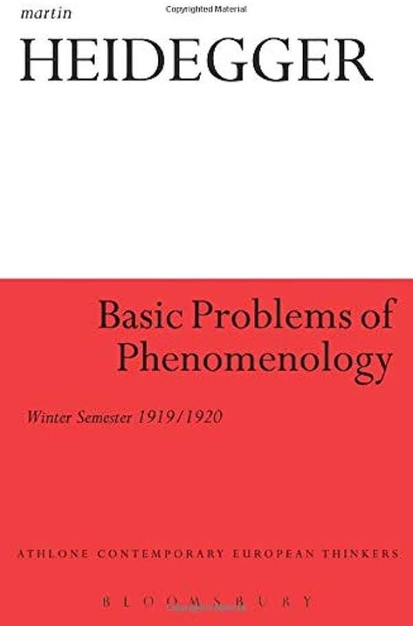 The Basic Problems of Phenomenology