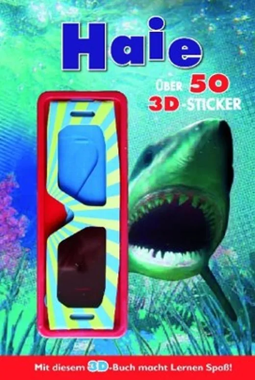 3D Lesebuch Haie