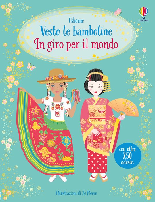 In giro per il mondo. Con adesivi. Ediz. a colori
