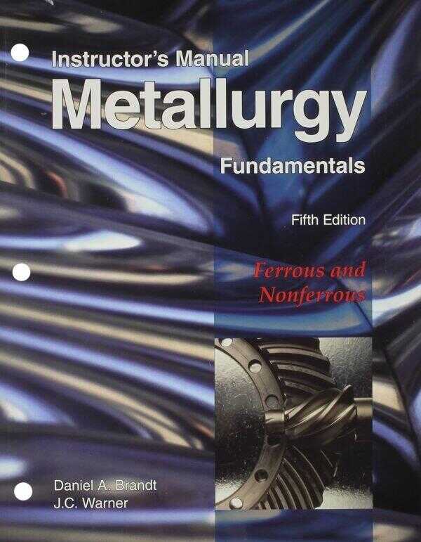 Metallurgy Fundamentals