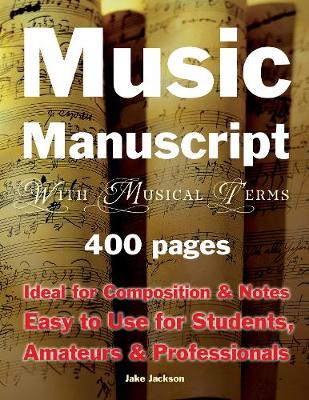 Music Manuscript with Musical Terms