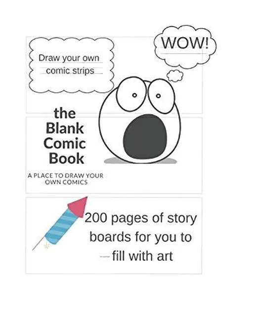 the Blank Comic Book: a place to draw your own comics