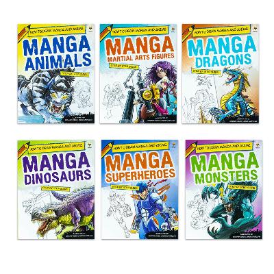 Step-by-Step Guide to Drawing Manga and Anime; 6-Book Set