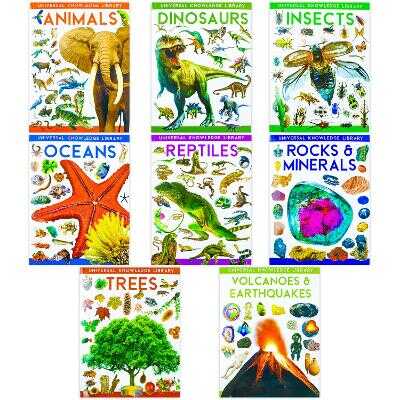 Universal Knowledge Library: Animals and Nature; 8-Book Set