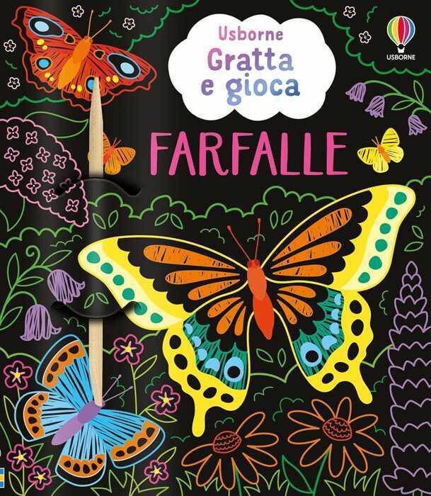Farfalle. Con stilo in legno