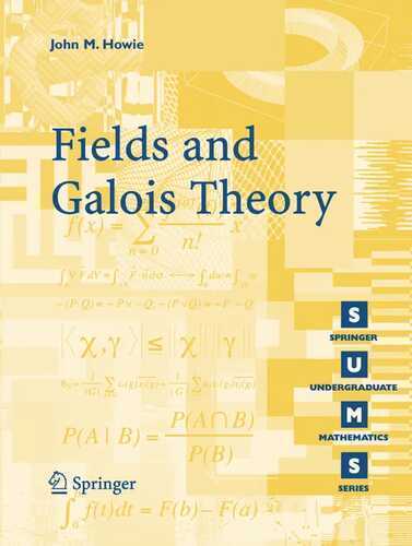 Fields and Galois Theory (Springer Undergraduate Mathematics Series)