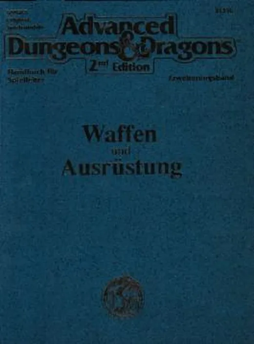 Advanced Dungeons & Dragons 2nd Edition, Handbuch für Spielleiter Erweiterungsband, Waffen und Ausrüstung